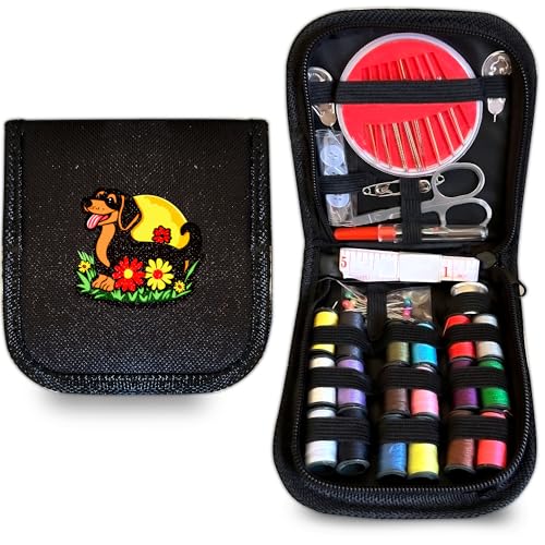 BJDAMAI Hunde-Nähset, Geschenke für Mutter, Oma, Damen, Erwachsene, Kinder, Mädchen, Teenager, Anfänger, Reisende, Garn, Nähnadeln, Fingerhut, Schere, Maßband usw BJDAMAI Hunde-Nähset, Geschenke für Mutter, Oma, Damen, Erwachsene, Kinder, Mädchen, Teenager, Anfänger, Reisende, Garn, Nähnadeln, Fingerhut, Schere, Maßband usw von BJDAMAI