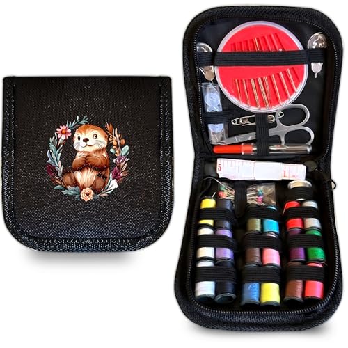 BJDAMAI Sea Otter Nähset, Geschenke für Mutter, Oma, Damen, Erwachsene, Kinder, Mädchen, Teenager, Anfänger, Reisende, Garn, Nähnadeln, Fingerhut, Schere, Maßband usw BJDAMAI Sea Otter Nähset, Geschenke für Mutter, Oma, Damen, Erwachsene, Kinder, Mädchen, Teenager, Anfänger, Reisende, Garn, Nähnadeln, Fingerhut, Schere, Maßband usw von BJDAMAI