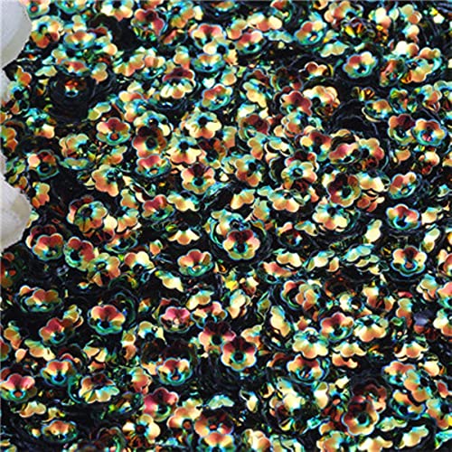Tasse Blume Pailletten 6mm Brilliant Lose Pailletten Blüte Glitzer Paillette Pflaume Nähen,Hochzeitshandwerk für Bekleidungszubehör-DKGRGD,6mm 20g Tasse Blume Pailletten 6mm Brilliant Lose Pailletten Blüte Glitzer Paillette Pflaume Nähen,Hochzeitshandwerk für Bekleidungszubehör-DKGRGD,6mm 20g von BJKHU