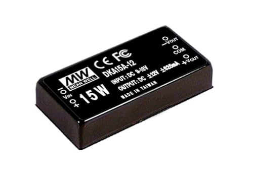 BJKYTMLM 1PCS DKA15 Serie 5V 12V 15V 15W DC-DC geregelter Dual-Ausgangskonverter Integrierter EMI-Fliter(DKE15C-05) von BJKYTMLM