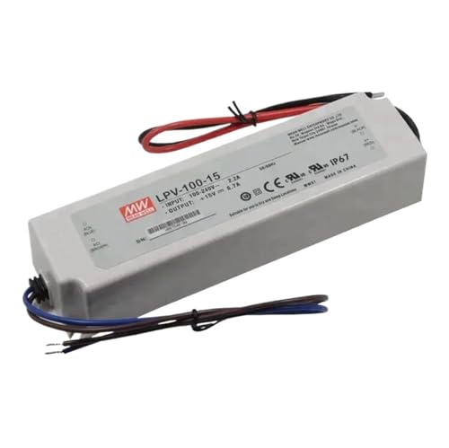 BJKYTMLM 1PCS LPV-100 Serie DC5V 60W/12V 102W/15V 101W/24V 101W/36V 101W/48V 101W Pass LPS Single Output LED Schaltnetzteil(LPV-100-15) von BJKYTMLM