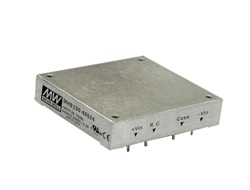 BJKYTMLM 1PCS MHB150 Serie 5V 12V 24V 150W Half-Brick Geregelter Einzelausgangskonverter mit integriertem EMI-Fliter(MHB150-48S24) von BJKYTMLM