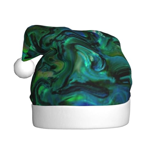 BJNGHKLN Abalone-Nikolausmütze mit Perlmutt-Aufdruck, für Erwachsene, festlicher Weihnachtsparty-Hut, Weihnachtsdekoration, Hut BJNGHKLN Abalone-Nikolausmütze mit Perlmutt-Aufdruck, für Erwachsene, festlicher Weihnachtsparty-Hut, Weihnachtsdekoration, Hut von BJNGHKLN