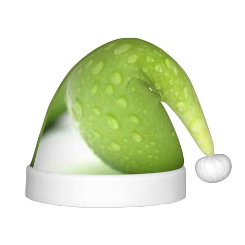 BJNGHKLN Weihnachtsmütze für Kinder, Weihnachtsfeier, Weihnachtsdekoration, Cyan-Fruchtaufdruck BJNGHKLN Weihnachtsmütze für Kinder, Weihnachtsfeier, Weihnachtsdekoration, Cyan-Fruchtaufdruck von BJNGHKLN