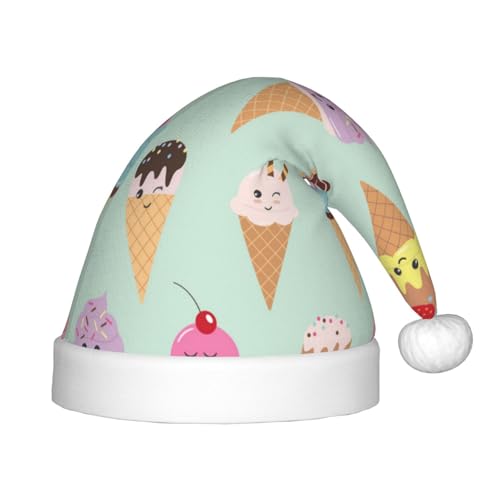 BJNGHKLN Weihnachtsmütze mit Eistüten für Kinder, festlicher Weihnachtsparty-Hut, Weihnachtsdekoration, Hut BJNGHKLN Weihnachtsmütze mit Eistüten für Kinder, festlicher Weihnachtsparty-Hut, Weihnachtsdekoration, Hut von BJNGHKLN