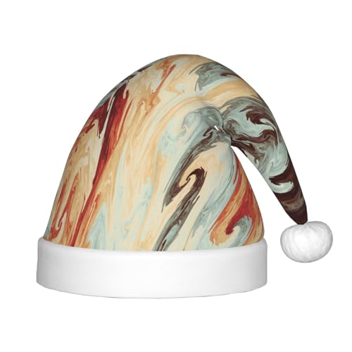 BJNGHKLN Weihnachtsmütze mit Marmor-Motiv, für Kinder, festlicher Weihnachtsparty-Hut, Weihnachtsdekoration, Braun BJNGHKLN Weihnachtsmütze mit Marmor-Motiv, für Kinder, festlicher Weihnachtsparty-Hut, Weihnachtsdekoration, Braun von BJNGHKLN