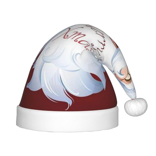 BJNGHKLN Weihnachtsmütze mit Weihnachtsmotiv für Kinder, festliche Weihnachtsparty-Hut, Weihnachtsdekoration, Hut BJNGHKLN Weihnachtsmütze mit Weihnachtsmotiv für Kinder, festliche Weihnachtsparty-Hut, Weihnachtsdekoration, Hut von BJNGHKLN