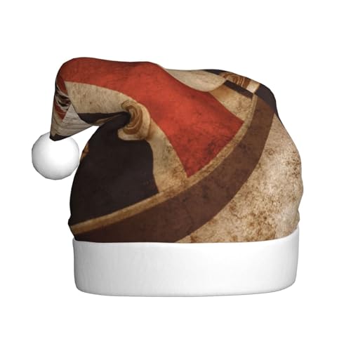Weihnachtsmütze mit Gitarre, britische Flagge, für Erwachsene, festliche Weihnachtsfeier, Weihnachtsdekoration, Hut Weihnachtsmütze mit Gitarre, britische Flagge, für Erwachsene, festliche Weihnachtsfeier, Weihnachtsdekoration, Hut von BJNGHKLN