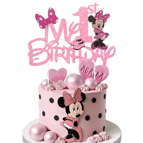 Minnie Tortendeko, Mickey Tortendeko, Mini Tortendeko, Tortendeko Mickey, Minnie Cake Decoration, Minnie Cake Topper, Happy Birthday Cake Decoration, Cartoon Minnie Mickey Cake Topper von BJPERFMS