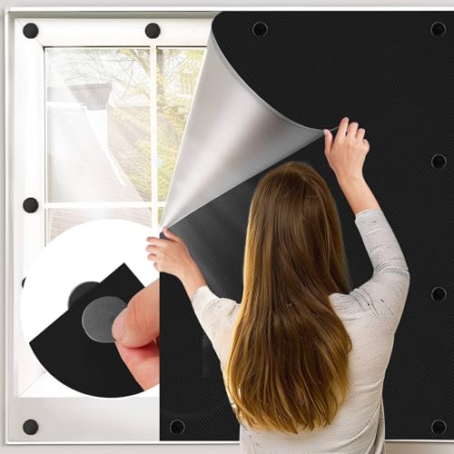 BKSAI Fenster Verdunkelung Magnetisch 130X145CM Verdunklungsstoff Verdunkelungsrollo Magnetverschluss ohne Bohren Dachfenster Sonnenschutz Verdunklung Abnehmbar für Urlaub Innen Dachschräge Fenster BKSAI Fenster Verdunkelung Magnetisch 130X145CM Verdunklungsstoff Verdunkelungsrollo Magnetverschluss ohne Bohren Dachfenster Sonnenschutz Verdunklung Abnehmbar für Urlaub Innen Dachschräge Fenster von BKSAI