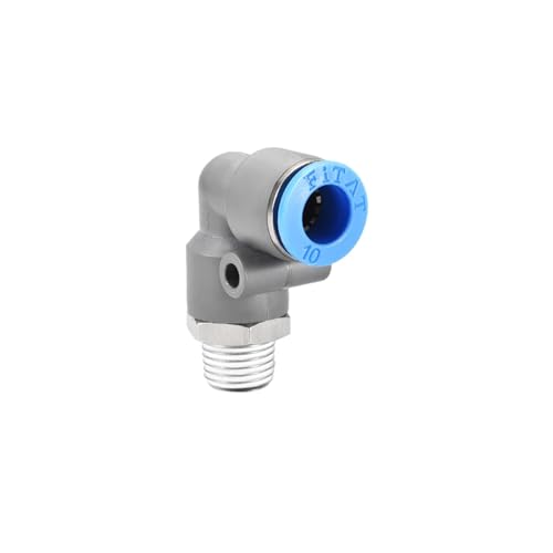 BKYUKJVU Elbow Push to Air Fittings 10mm Tube OD X 1/4PT Male Thread Grey BKYUKJVU Elbow Push to Air Fittings 10mm Tube OD X 1/4PT Male Thread Grey von BKYUKJVU