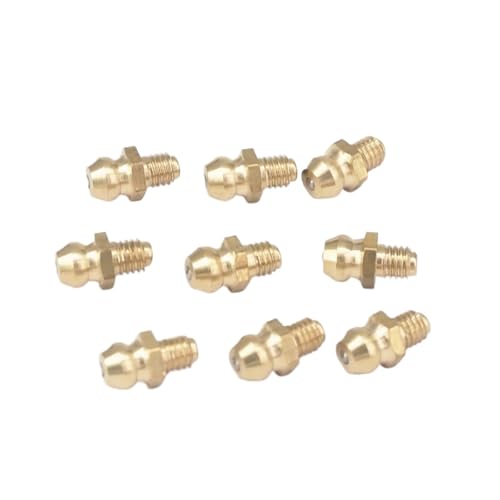 BKYUKJVU M5 Male Brass Grease Zerk Nipple Fitting for Grease Machine Tool Accessories BKYUKJVU M5 Male Brass Grease Zerk Nipple Fitting for Grease Machine Tool Accessories von BKYUKJVU
