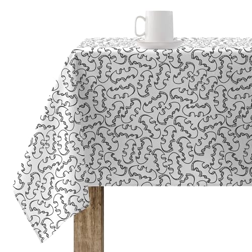 BELUM | Harz-Tischdecke, 100 x 140 cm (laminiert) 300 x 140 cm, schmutzabweisend, Modell Batman Dark; Tischdecke aus Baumwolle von BL BELUM