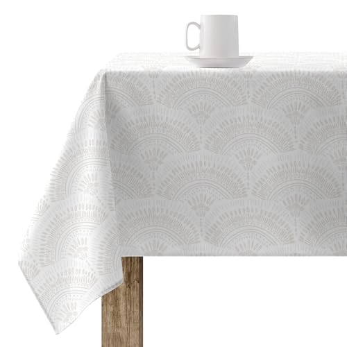 BELUM | Tablecloth 250 x 140 cm Stain Resistant 100% Cotton Resin Model 0120-211, No Oilcloth Tablecloth, Touch Cotton, Waterproof Tablecloth, Stain Repellent Liquid Tablecloth von BL BELUM