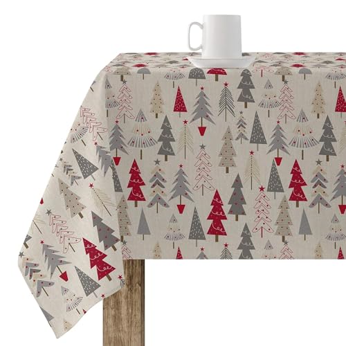 BELUM | Tischdecke Weihnachten 100 x 140 cm | Anti-Fleck, Rechteckig, Harz, Wasserdicht für Zuhause von BL BELUM