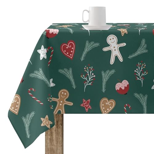 BELUM Tischdecke Weihnachten 200 x 140 cm 100% Baumwolle, schmutzabweisend, Modell Merry Christmas 68 BELUM Tischdecke Weihnachten 200 x 140 cm 100% Baumwolle, schmutzabweisend, Modell Merry Christmas 68 von BL BELUM