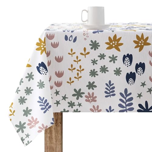 BELUM Tischdecke aus Wachstuch, schmutzabweisend, Harz, 300 x 140 cm, rechteckig, Resin, Wachstuchtischdecke in verschiedenen Größen, Tischdecke für Küche von BL BELUM