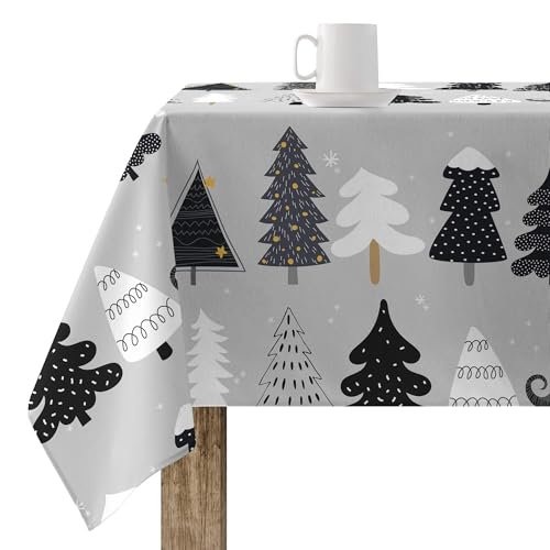 BELUM | Weihnachtstischdecke | Anti-Fleck-Tischdecke | Rechteckig Harz | Tischdecke (laminiert) | Tischdecke | Tischdecke | Heimtisch (250 x 140 cm) von BL BELUM