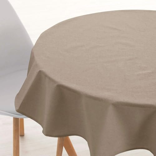 BL BELUM BELUM Tischdecke, rund, Durchmesser 100, fleckenabweisend, 100 % harzbeschichtete Baumwolle, Tischdecke, Baumwolle, wasserdicht, schmutzabweisend, flüssigkeitsabweisend, Braun BL BELUM BELUM Tischdecke, rund, Durchmesser 100, fleckenabweisend, 100 % harzbeschichtete Baumwolle, Tischdecke, Baumwolle, wasserdicht, schmutzabweisend, flüssigkeitsabweisend, Braun von BL BELUM
