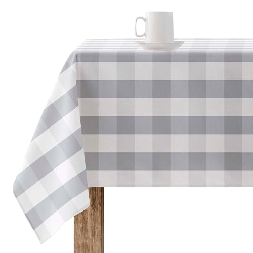 Belum 0120-100 Tischdecke, harzbeschichtet, kariert, Größe: 140 x 140 cm, fleckenabweisende Tischdecke, Vichy-Grau, Tischdecke aus 100% Bio-Baumwolle Belum 0120-100 Tischdecke, harzbeschichtet, kariert, Größe: 140 x 140 cm, fleckenabweisende Tischdecke, Vichy-Grau, Tischdecke aus 100% Bio-Baumwolle von BL BELUM