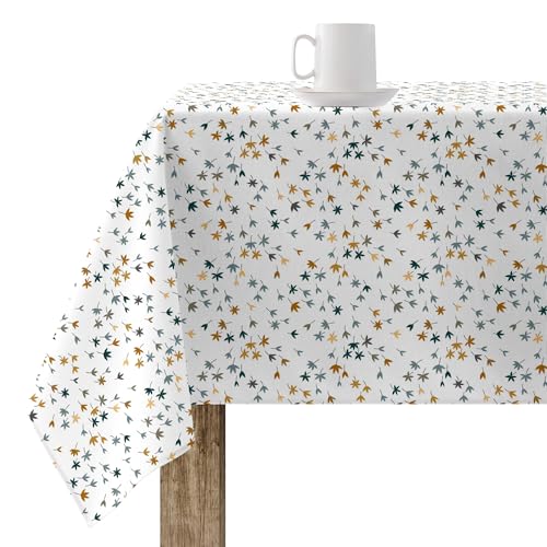 Belum 0120-53 Tischdecke, 300 x 140 cm, harzbeschichtet, schmutzabweisend, Modell 0120-53, Tischdecke ohne Wachstuch, Tischdecke ohne Steifigkeit, Tischdecke aus Baumwolle von BL BELUM