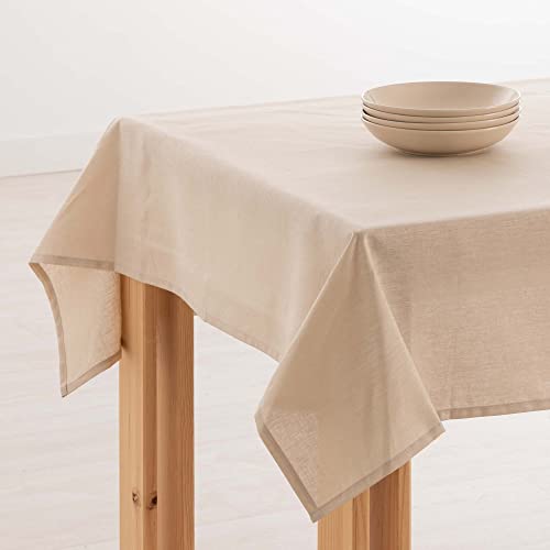 Belum | Fleckenabweisende Tischdecke, 100% Esche, 100 x 150 cm, rechteckig, aus Harz, wasserdichte Tischdecke in verschiedenen Größen, Leinen-Tischdecken für den Innen- und Außenbereich von BL BELUM