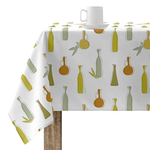 Belum Masterchef Tischdecke aus Harz, schmutzabweisend, Größe: 100 x 140 cm, Modell: 0400-47, Stoff: 100% Baumwolle, Tischdecke ohne Wachstuch, sehr weich, wasserdicht, flüssigkeitsabweisend von BL BELUM