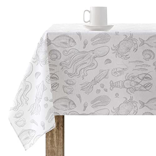 Belum Masterchef Tischdecke aus Harz, schmutzabweisend, Größe: 200 x 140 cm, Modell: 0400-34, Stoff: 100% Baumwolle, Tischdecke ohne Wachstuch, sehr weich, wasserdicht, flüssigkeitsabweisend von BL BELUM