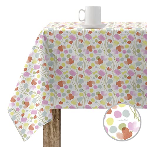 Belum Masterchef Tischdecke aus Harz, schmutzabweisend, Größe: 200 x 140 cm, Modell: 0400-87, Stoff: 100% Baumwolle, Tischdecke ohne Wachstuch, sehr weich, wasserdicht, flüssigkeitsabweisend von BL BELUM