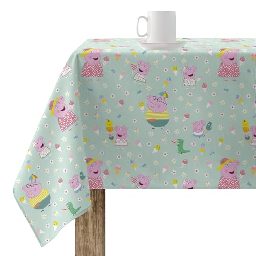 Belum Peppa Wutz Tischdecke, 140 x 140 cm, harzbeschichtet, schmutzabweisend, Modell Summer Peppa 1 Belum Peppa Wutz Tischdecke, 140 x 140 cm, harzbeschichtet, schmutzabweisend, Modell Summer Peppa 1 von BL BELUM