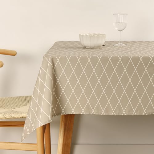Belum Tischdecke, 200 x 140 cm, schmutzabweisend, 100% Baumwolle, ohne Wachstuch, Tischdecke aus Baumwolle, wasserdicht, schmutzabweisend, flüssig von BL BELUM