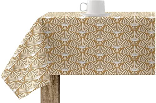 Belum Tischdecke, 250 x 140 cm, schmutzabweisend, 100% Baumwolle, ohne Wachstuch, Tischdecke aus Baumwolle, wasserdicht, schmutzabweisend, flüssig von BL BELUM