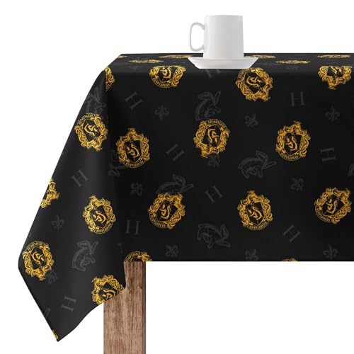 Belum Tischdecke, 300 x 140 cm, Harry Potter, harzbeschichtet, schmutzabweisend, Modell Hufflepuff Shield Black Belum Tischdecke, 300 x 140 cm, Harry Potter, harzbeschichtet, schmutzabweisend, Modell Hufflepuff Shield Black von BL BELUM
