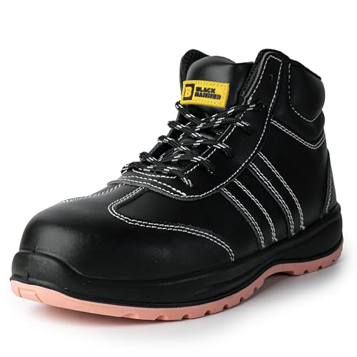 BLACK HAMMER Damen Sicherheitsstiefel Leicht Professionell Arbeitsschuhe mit Verbundwerkstoff Zehenkappe Gepolsterte Innensohle und Kragen für Komfort Ideal für Outdoor-Aktivitäten S3 SRC Flo (37 EU) BLACK HAMMER Damen Sicherheitsstiefel Leicht Professionell Arbeitsschuhe mit Verbundwerkstoff Zehenkappe Gepolsterte Innensohle und Kragen für Komfort Ideal für Outdoor-Aktivitäten S3 SRC Flo (37 EU) von BLACK HAMMER