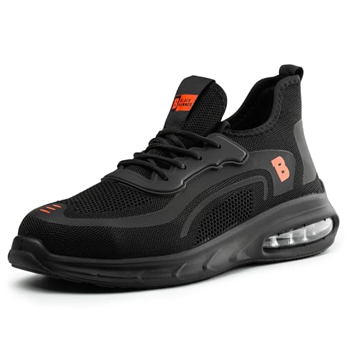 BLACK HAMMER Sicherheitsschuhe Herren - Stahlkappe und Robuste Zwischensohle Leicht Strapazierfähiges Gewebe Trekking und Profi-Trainer für Alltäglicher Gebrauch Wasserbeständig S1P SRC 3000 (44 EU) BLACK HAMMER Sicherheitsschuhe Herren - Stahlkappe und Robuste Zwischensohle Leicht Strapazierfähiges Gewebe Trekking und Profi-Trainer für Alltäglicher Gebrauch Wasserbeständig S1P SRC 3000 (44 EU) von BLACK HAMMER