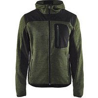 BLAKLÄDER® Herren Strickjacke 4930 armygrün/schwarz Größe L von BLAKLÄDER®