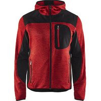 BLAKLÄDER® Herren Strickjacke 4930 rot/schwarz Größe S von BLAKLÄDER®