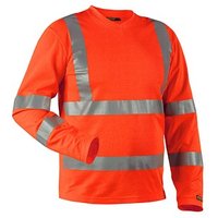 BLAKLÄDER® Herren Warnschutz-Langarmshirt 3381 orange Größe S von BLAKLÄDER®