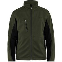 BLAKLÄDER® unisex Softshelljacke 4950 olivegrün, schwarz Größe 2XL von BLAKLÄDER®