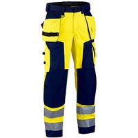 BLAKLÄDER® unisex Warnschutzhose 1568 gelb, marine Größe 27 von BLAKLÄDER®