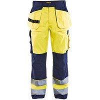 BLAKLÄDER® unisex Warnschutzhose HIGH-VIS "1533" gelb, marine Größe 27 von BLAKLÄDER®