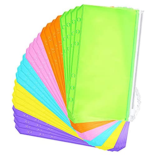 BLASHRD 24 StüCke Budget Binder, Bargeld UmschläGe für die Budgetierung, A6 Binder Pocket, Budget Binder mit ReißVerschluss UmschläGen BLASHRD 24 StüCke Budget Binder, Bargeld UmschläGe für die Budgetierung, A6 Binder Pocket, Budget Binder mit ReißVerschluss UmschläGen von BLASHRD
