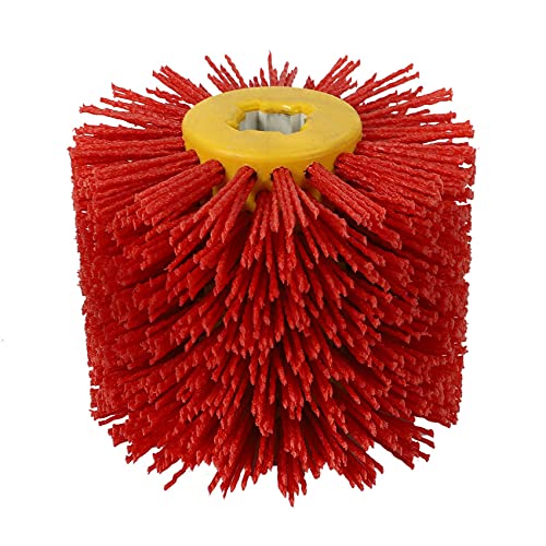 BLASHRD Rote SchleifdrahttrommelbüRsten Entgraten Polierpolierscheibe für MöBel Winkelschleifer Adapter BLASHRD Rote SchleifdrahttrommelbüRsten Entgraten Polierpolierscheibe für MöBel Winkelschleifer Adapter von BLASHRD