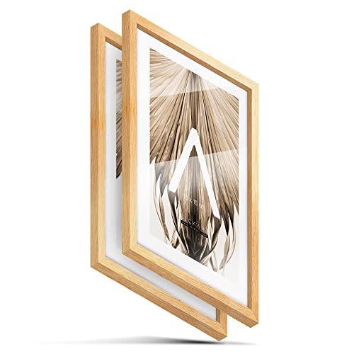 BLCKART Foto Bilderrahmen Set | 2 Stk. | Hochwertige 10x15 cm Fotorahmen Holz Natur Rahmen Hell Slim BLCKART Foto Bilderrahmen Set | 2 Stk. | Hochwertige 10x15 cm Fotorahmen Holz Natur Rahmen Hell Slim von BLCKART