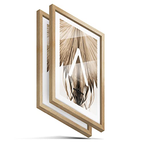 BLCKART Foto Bilderrahmen Set | 2 Stk. | Hochwertige 15x20 cm Fotorahmen Holz Natur Slim BLCKART Foto Bilderrahmen Set | 2 Stk. | Hochwertige 15x20 cm Fotorahmen Holz Natur Slim von BLCKART