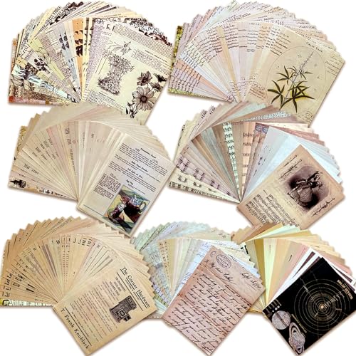 BLEDS 210 Blatt Scrapbook-Papier, Vintage-Journaling-Zubehör, ästhetisches Bastelpapier für Junk-Tagebuch, Ephemera, Kokette, Zimmer, Wand, Retro-Dekor, Hintergrund, Collage, Etiketten, BLEDS 210 Blatt Scrapbook-Papier, Vintage-Journaling-Zubehör, ästhetisches Bastelpapier für Junk-Tagebuch, Ephemera, Kokette, Zimmer, Wand, Retro-Dekor, Hintergrund, Collage, Etiketten, von BLEDS