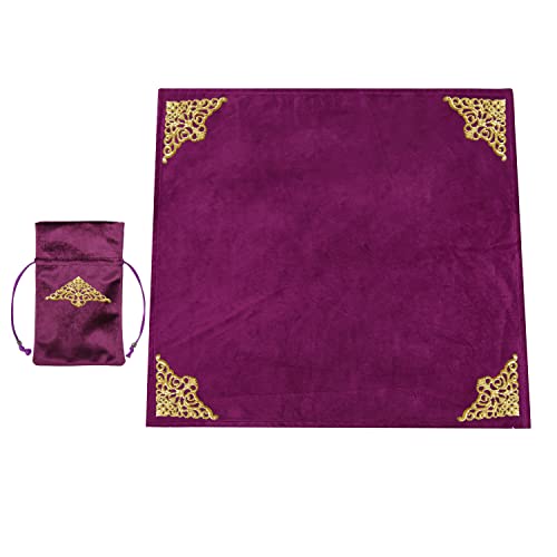 BLESSUME Quadrat Altar Tarot Tischdecke zum Lesen Wicca Weissagung Samttuch mit Tarotbeutel BLESSUME Quadrat Altar Tarot Tischdecke zum Lesen Wicca Weissagung Samttuch mit Tarotbeutel von BLESSUME