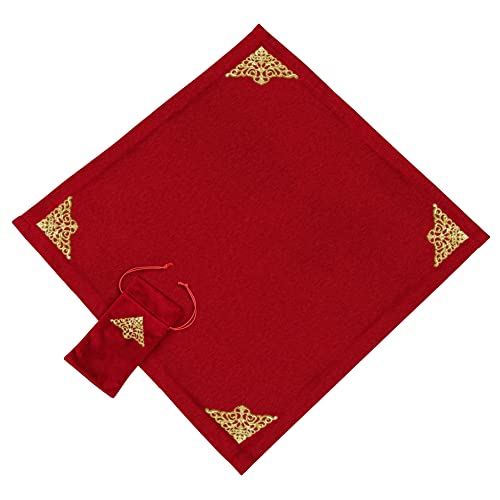 BLESSUME Quadrat Altar Tarot Tischdecke zum Lesen Wicca Weissagung Samttuch mit Tarotbeutel BLESSUME Quadrat Altar Tarot Tischdecke zum Lesen Wicca Weissagung Samttuch mit Tarotbeutel von BLESSUME
