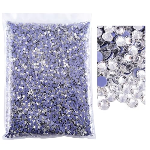 BLINGINBOX Hotfix Strasssteine zum Basteln, 14400 Stück, Glas-Strasssteine mit flacher Rückseite, Hotfix-Edelsteine für Kleidung, DIY-Dekoration, Kristall, SS16, 4 mm BLINGINBOX Hotfix Strasssteine zum Basteln, 14400 Stück, Glas-Strasssteine mit flacher Rückseite, Hotfix-Edelsteine für Kleidung, DIY-Dekoration, Kristall, SS16, 4 mm von BLINGINBOX