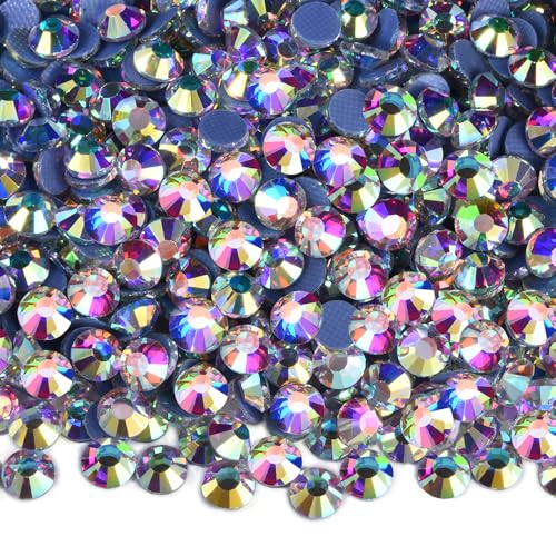 Blinginbox Hotfix Strasssteine für Kleidung, Hotfix-Strasssteine, Kristallsteine für Bastelarbeiten, Dekoration, Crystal AB, SS16, 1440 Stück Blinginbox Hotfix Strasssteine für Kleidung, Hotfix-Strasssteine, Kristallsteine für Bastelarbeiten, Dekoration, Crystal AB, SS16, 1440 Stück von BLINGINBOX